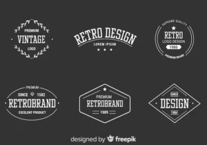 logo klasik dengan sentuhan modern